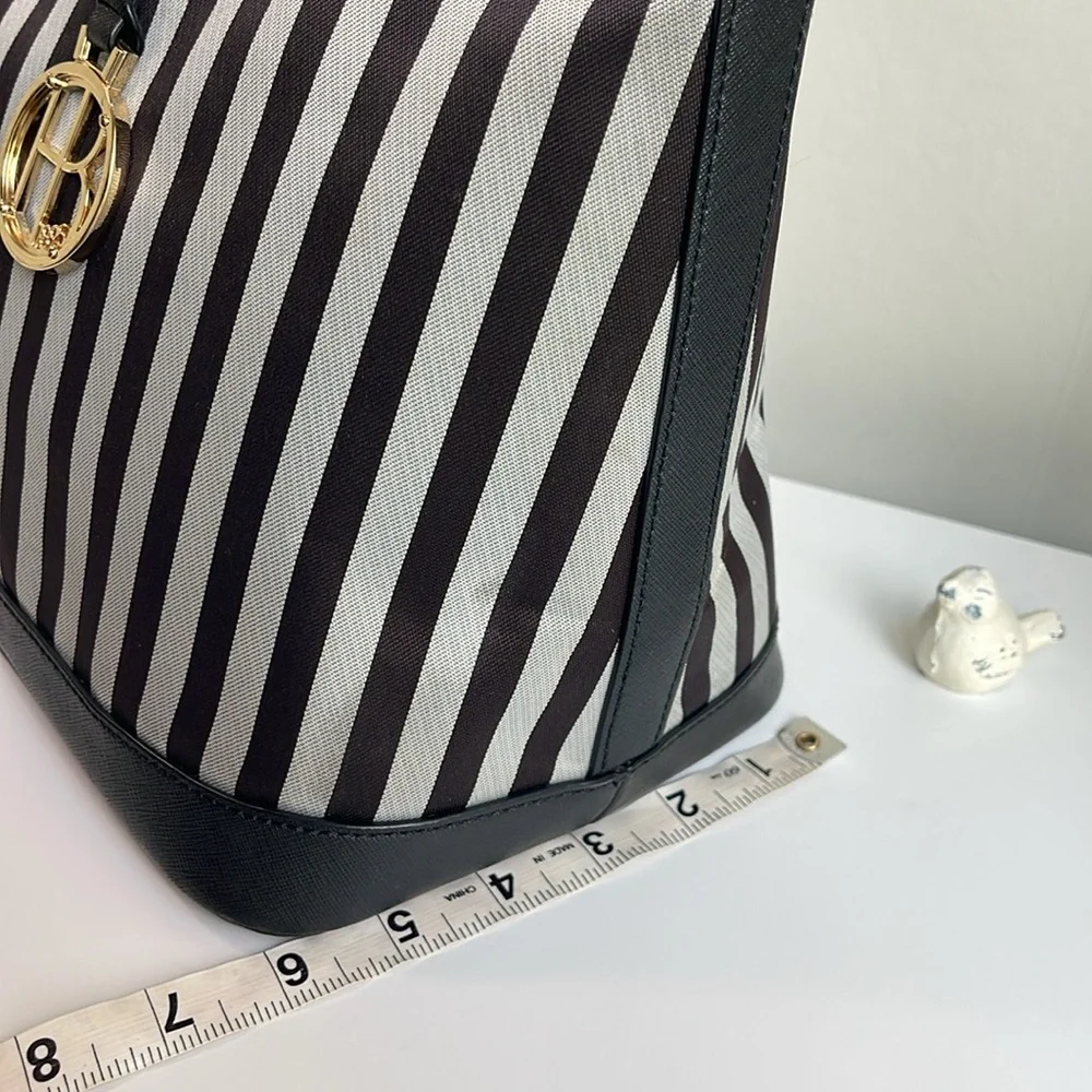 HENRI BENDEL Centennial Stripe Satchel Bag